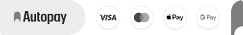Autopay - Visa, Mastercard, Apple Pay, Google Pay