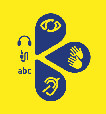 Ikonka symbolizująca techniczny aspekt audiodeskrypcji