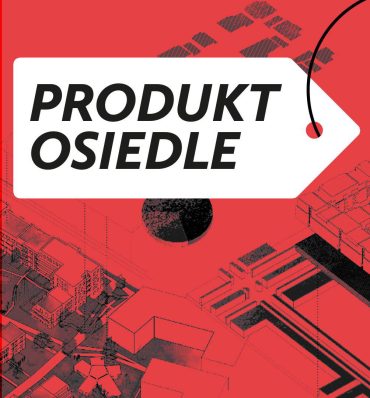 metka "Produkt osiedle" na tle planu miasta
