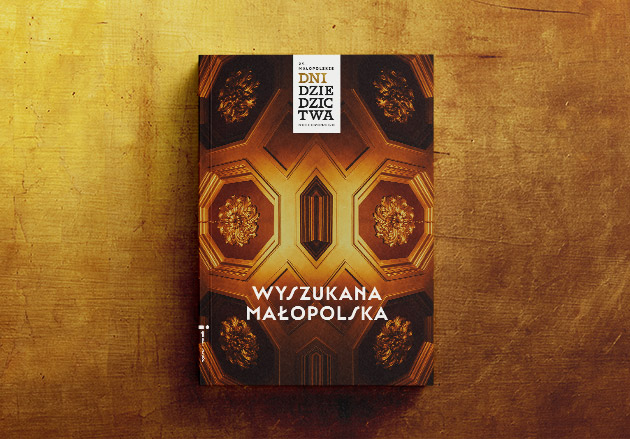 Okładka albumu "Wyszukana Małopolska" ze zdjęciem ozdobnego sklepienia